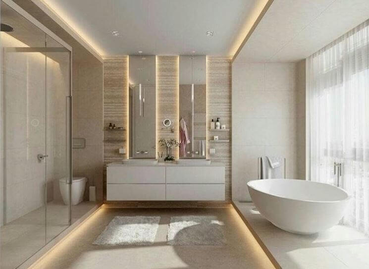 thiết kế phòng tắm 10m2